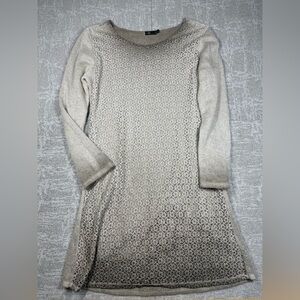 M Foe Bolide Mohair Blend Long Sleeve Minimalist Sweater Dress Size Large